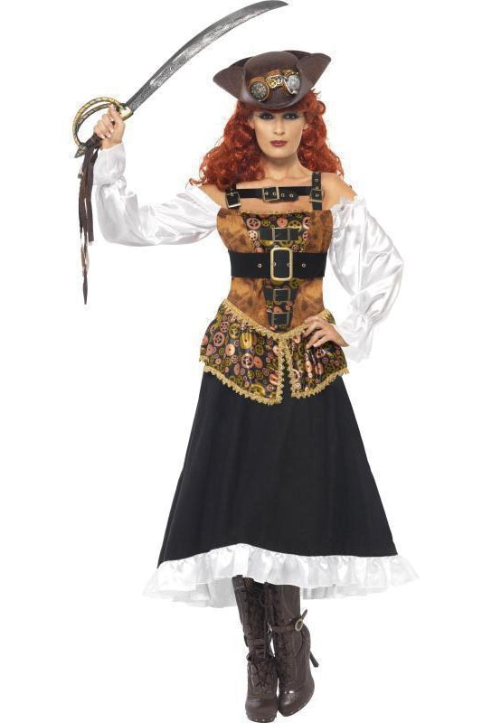 Steam Punk Pirate Wench Costume | Black-Fever-SEXYSHOES.COM