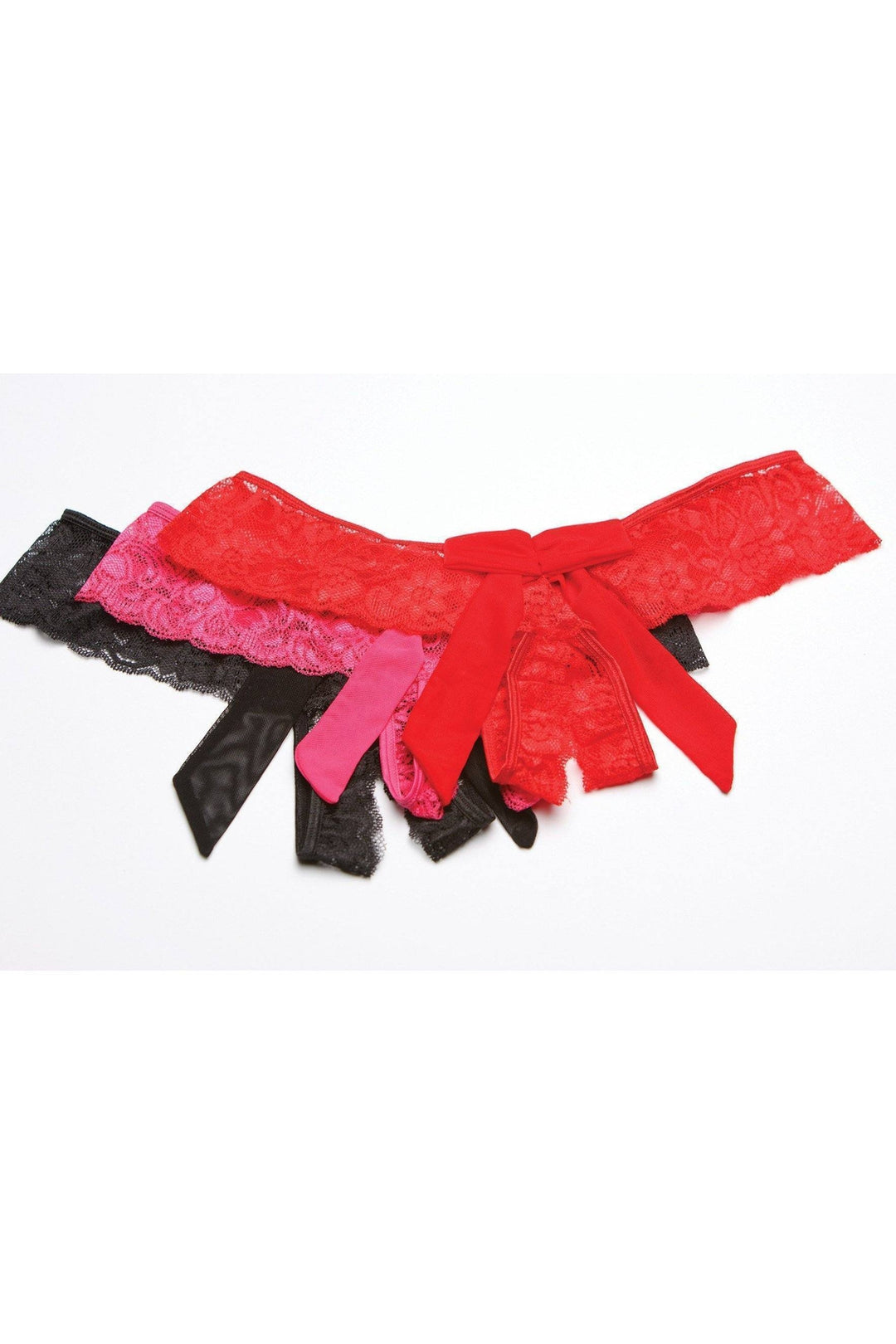 Stretch Lace Open Front Panty-Shirley Of Hollywood-SEXYSHOES.COM