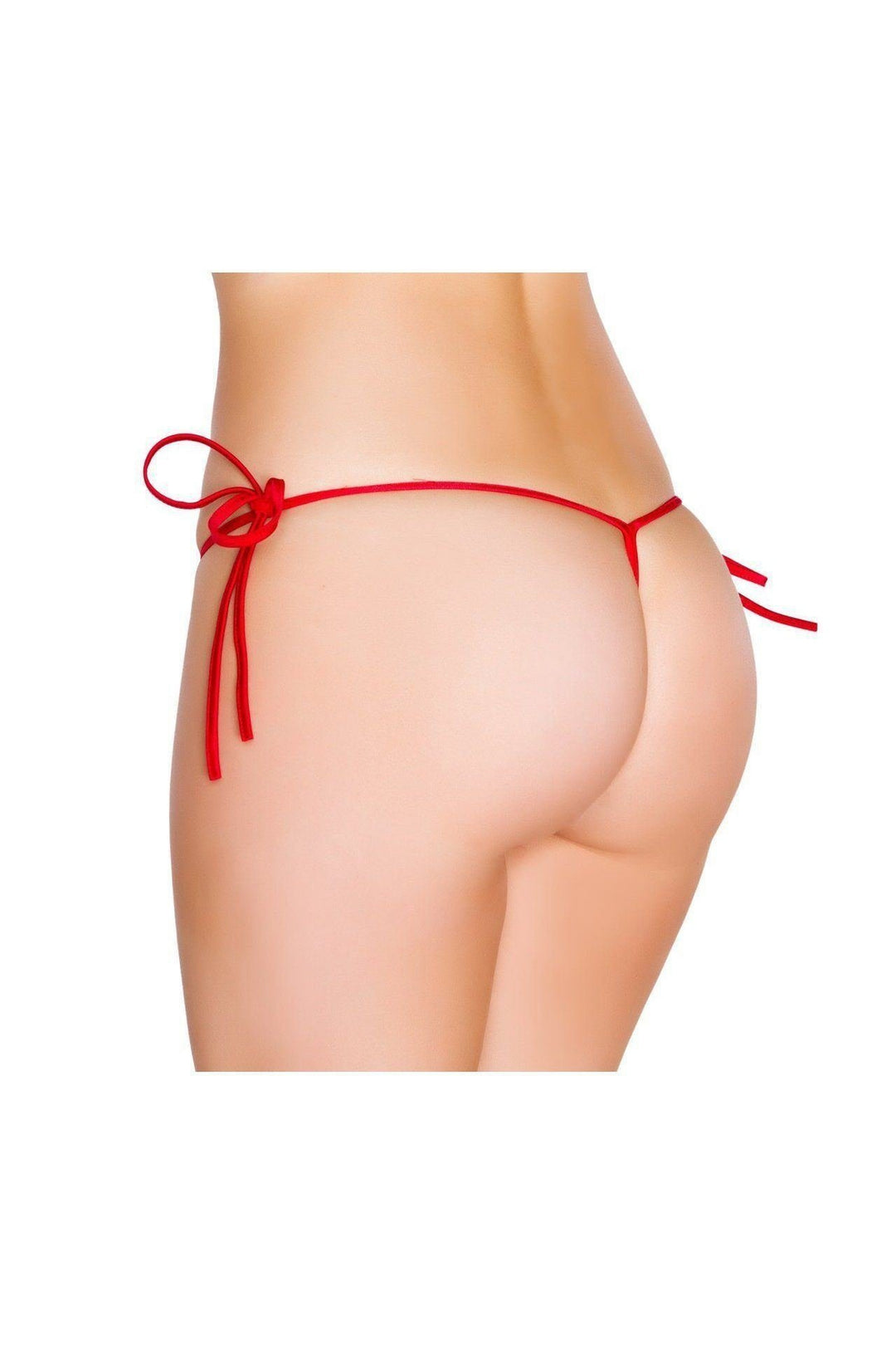 Red-Dancewear Separates-String Back Tie Side Bottom-Roma Dancewear-SEXYSHOES.COM