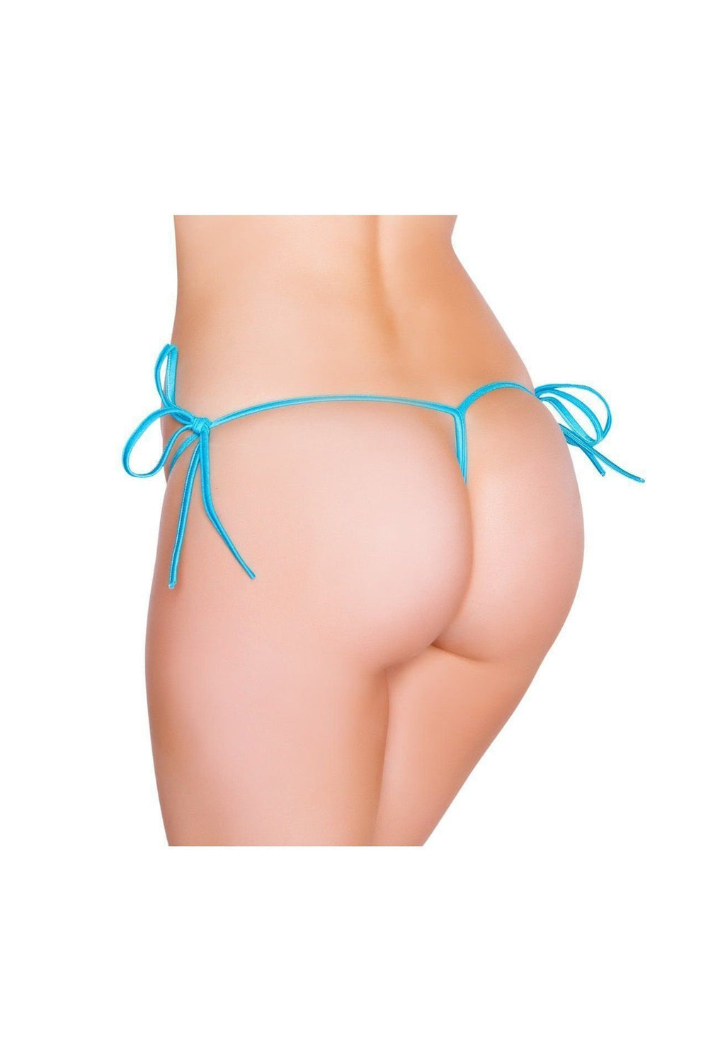 Turquoise-Dancewear Separates-String Back Tie Side Bottom-Roma Dancewear-SEXYSHOES.COM