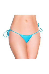 Roma Dancewear String Back Tie Side Bottom in Turquoise  from SexyShoes.com