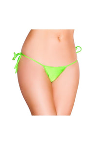 Green-Dancewear Separates-String Back Tie Side Bottom-Roma Dancewear-SEXYSHOES.COM