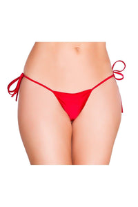Roma Dancewear String Back Tie Side Bottom in Red  from SexyShoes.com