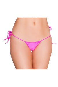 Roma Dancewear String Back Tie Side Bottom in Pink  from SexyShoes.com