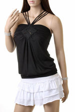 Banded Bottom Halter Top