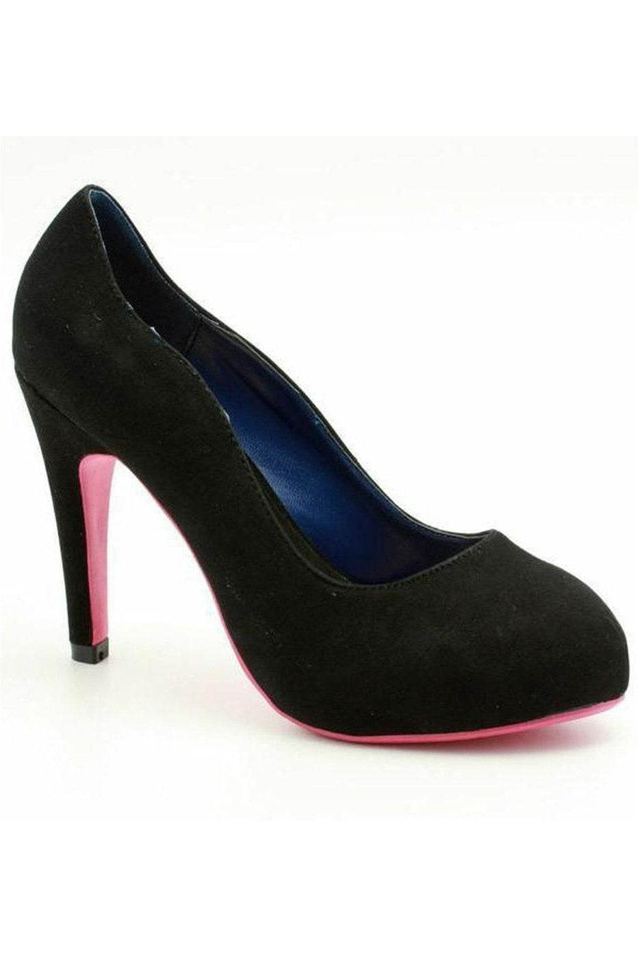 Suede Baby Doll-Black-Sexyshoes Brand-Black-Pumps-SEXYSHOES.COM