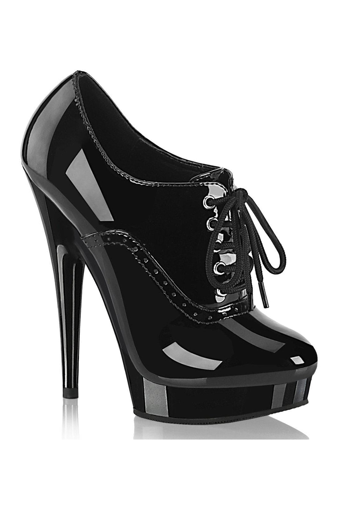 SULTRY-660 Ankle Boot | Black Patent-Ankle Boots-Fabulicious-Black-5-Patent-SEXYSHOES.COM