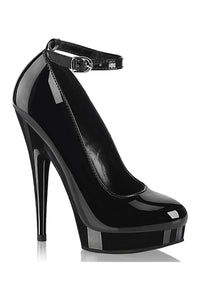 Fabulicious SULTRY-686 Pump in Black Patent from SexyShoes.com
