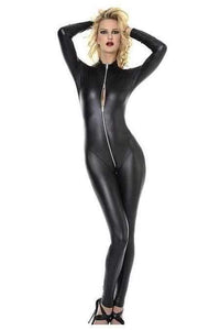 Patrice Catanzaro Sweety Jumpsuit in Black Lacquer from SexyShoes.com