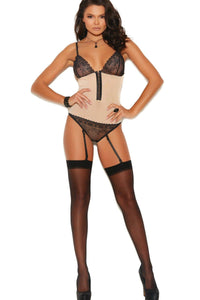 Teddy with Detachable Garters-Teddies-Elegant Moments-SEXYSHOES.COM