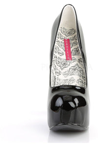 Bordello TEEZE-06 Pump in Black Patent