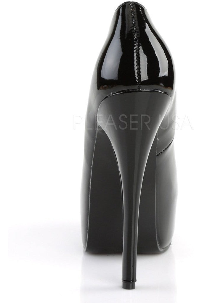 TEEZE-06 Pump | Black Patent-Bordello-Pumps-SEXYSHOES.COM