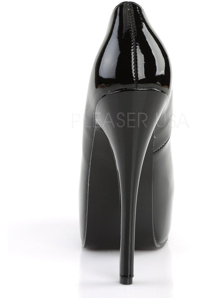 Bordello TEEZE-06 Pump in Black Patent