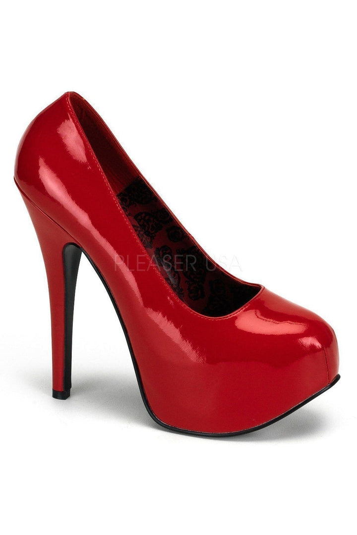 TEEZE-06 Pump | Red Patent-Bordello-Red-Pumps-SEXYSHOES.COM