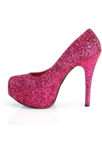 Pleaser Pink Label TEEZE-06GW Pump in Fuchsia Glitter
