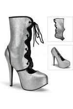 TEEZE-31G Pump  | Silver Glitter