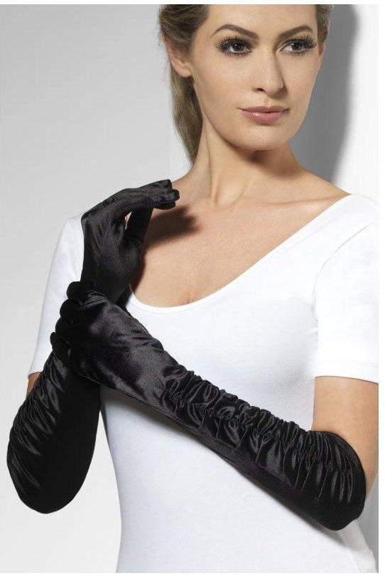 Temptress Gloves | Black-Fever-Black-Gloves-SEXYSHOES.COM