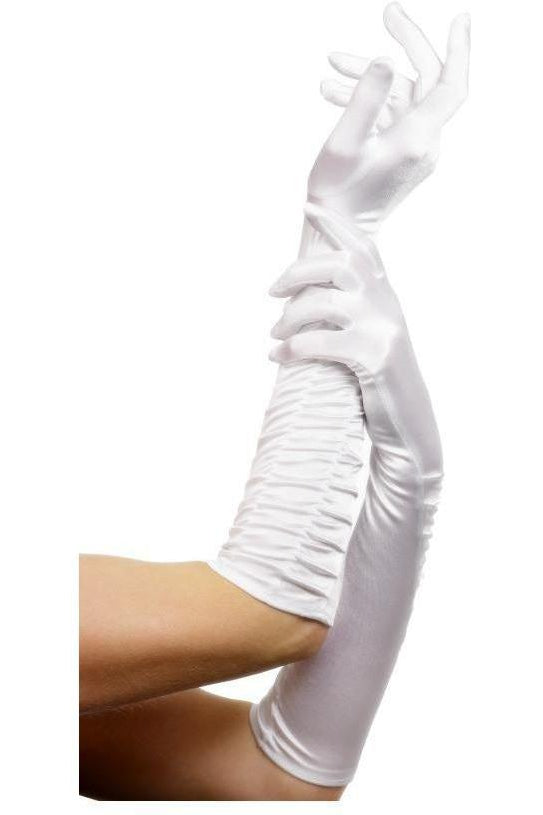 Temptress Gloves | White-Fever-White-Gloves-SEXYSHOES.COM