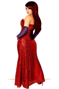 Daisy Corsets Top Drawer Miss Jessica Costume in Red 