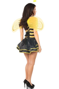 Daisy Corsets Top Drawer Premium Queen Bee Corset Costume in Yellow 