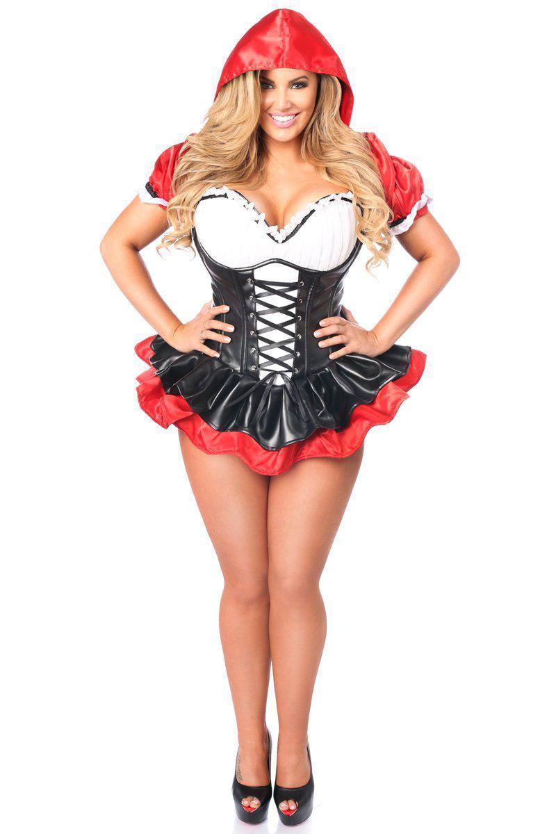 Top Drawer Premium Red Riding Hood Corset Dress Costume-Daisy Corsets-SEXYSHOES.COM