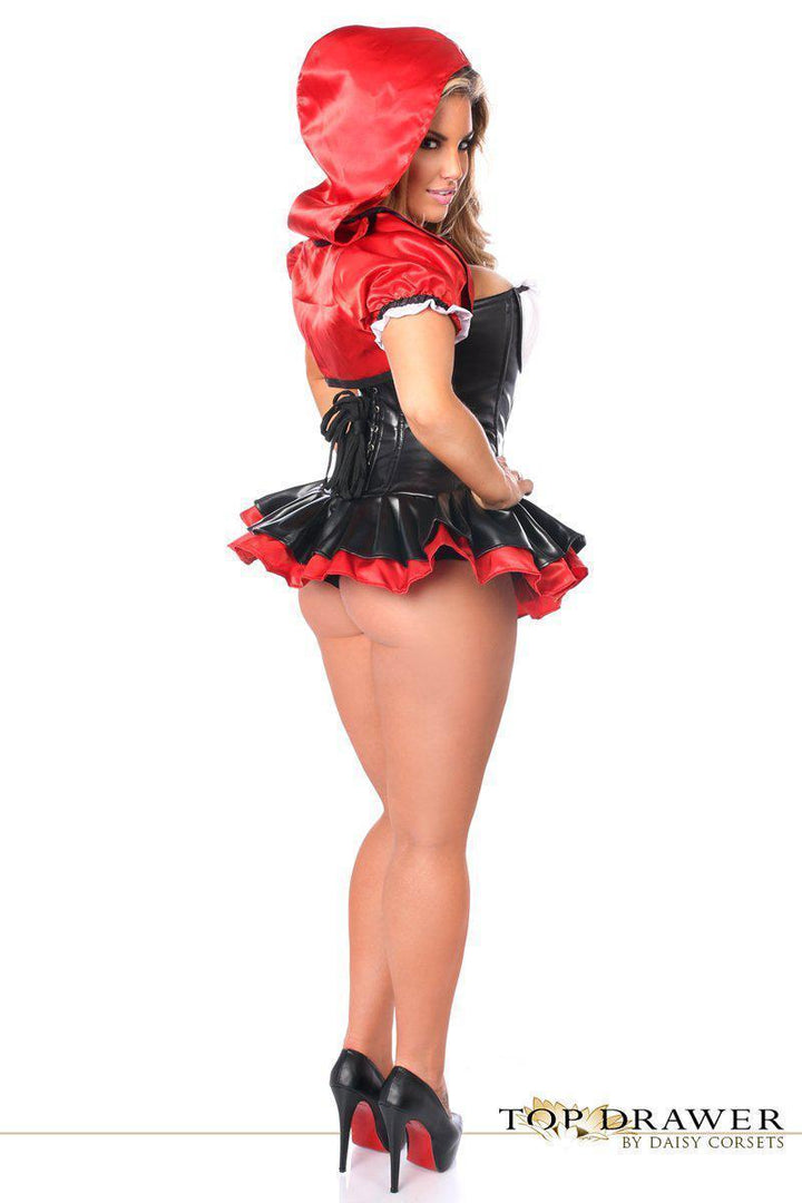 Top Drawer Premium Red Riding Hood Corset Dress Costume-Daisy Corsets-SEXYSHOES.COM