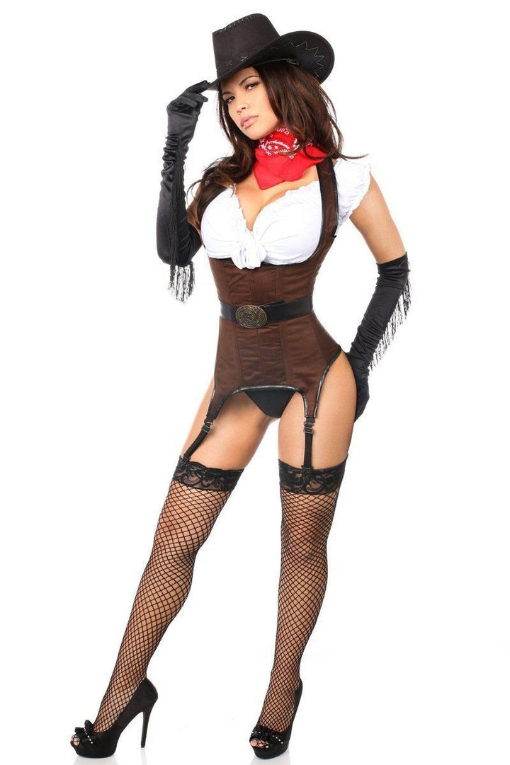 Top Drawer "Ride 'em Cowgirl" Premium Corset Costume-Daisy Corsets-SEXYSHOES.COM