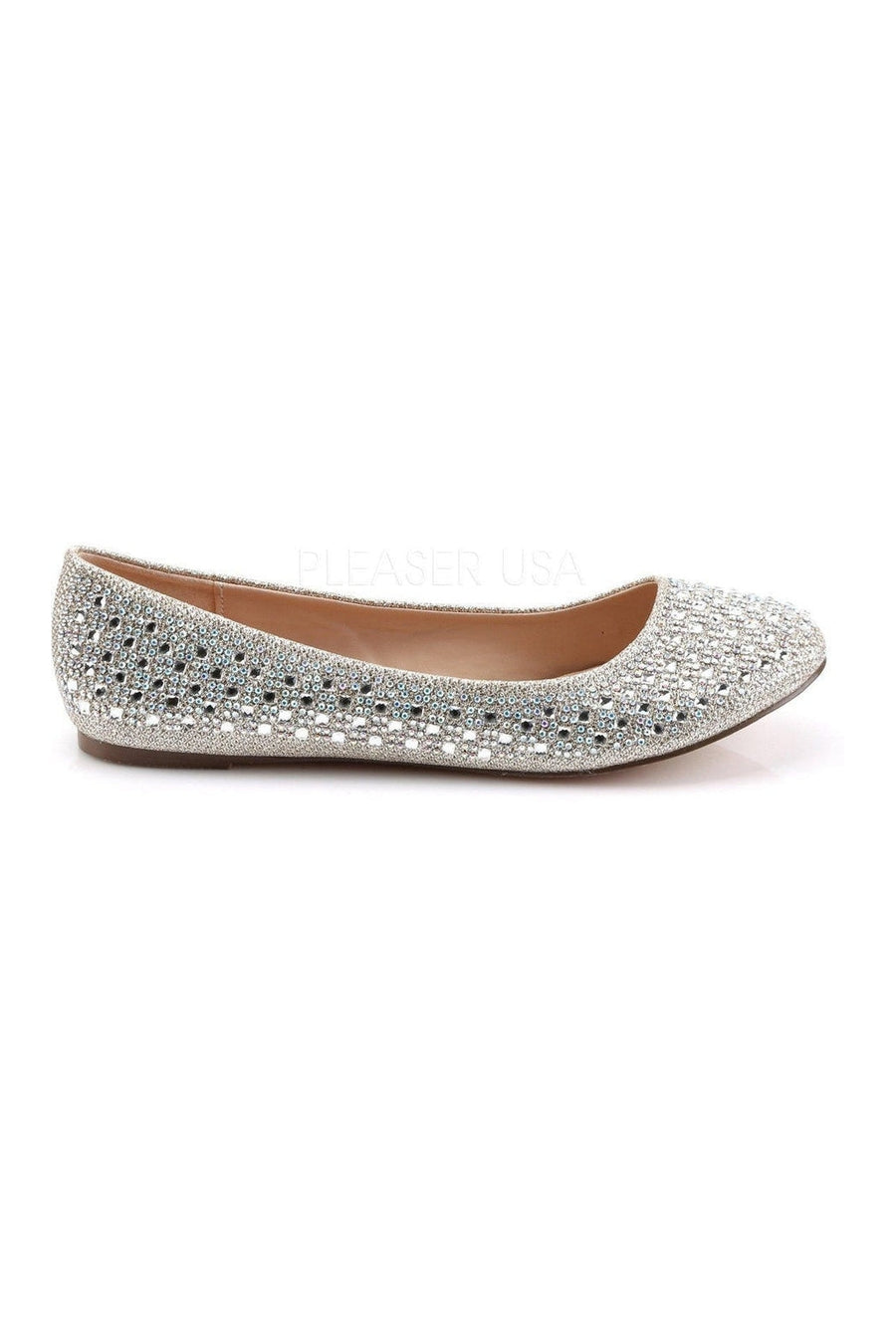 TREAT-06 Flat | Nude Fabric-Fabulicious-Flats-SEXYSHOES.COM