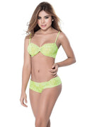 Two Piece Lace Set | Green