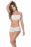 Two Piece Lace Set | White