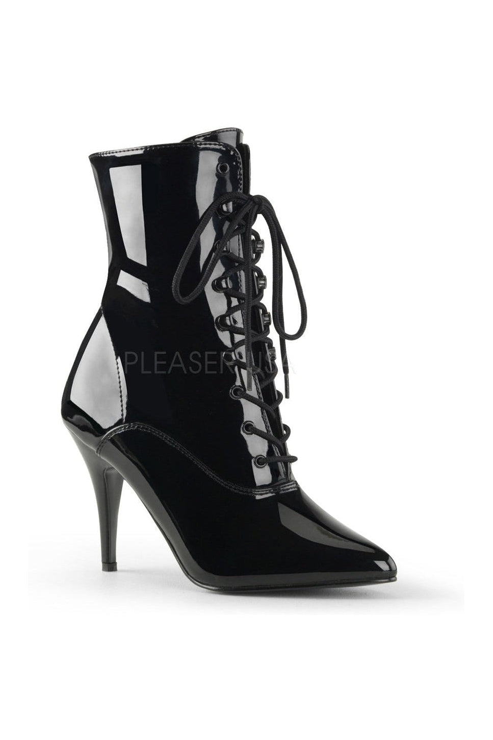 VANITY-1020 Ankle Boot | Black Patent-Pleaser-Black-Ankle Boots-SEXYSHOES.COM