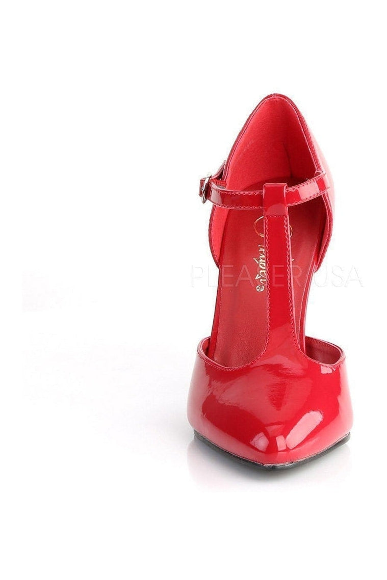 Pleaser VANITY-415 Pump in Red Patent