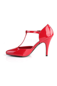 Pleaser VANITY-415 Pump in Red Patent
