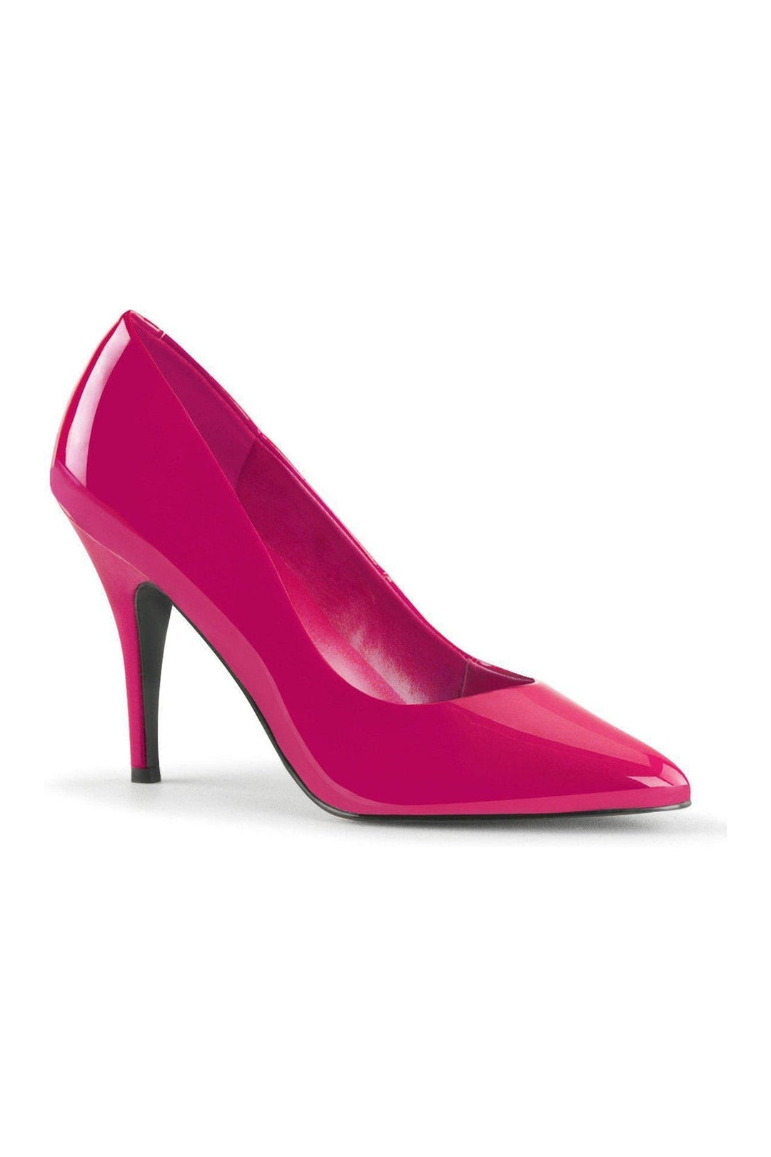 Pleaser VANITY-420 Pump in Fuchsia Patent from SexyShoes.com
