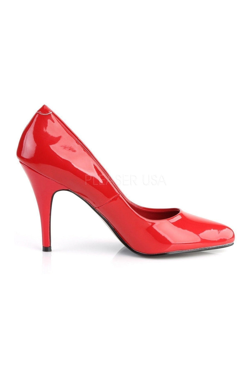Pleaser VANITY-420 Pump in Red Patent