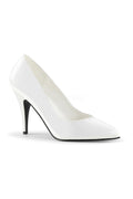 VANITY-420 Pump  | White Patent
