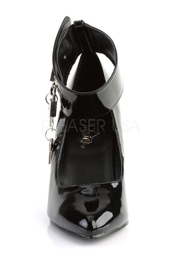 Pleaser VANITY-434 Pump in Black Patent