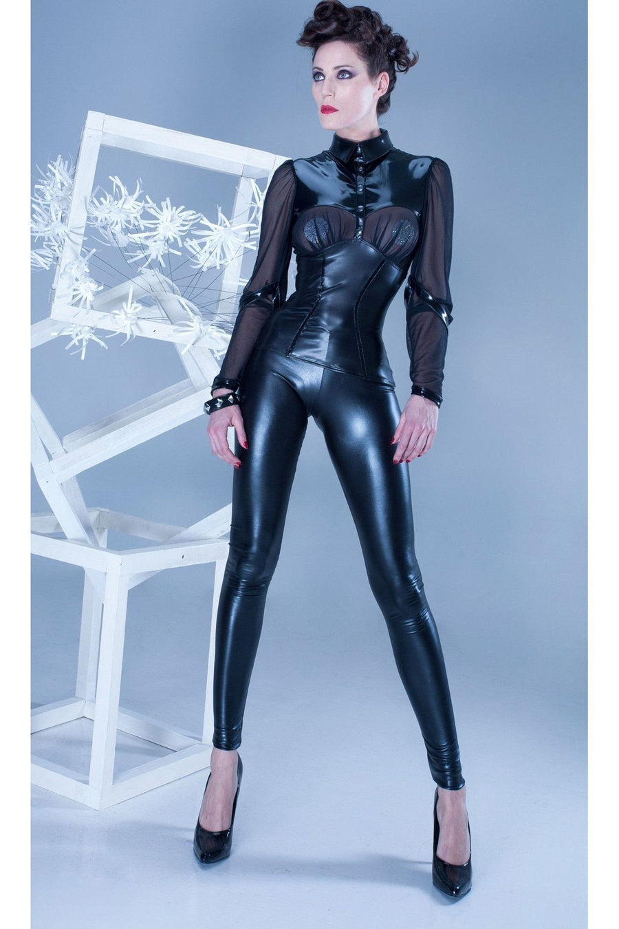 Patrice Catanzaro Vera Legging Pants in Black Smooth