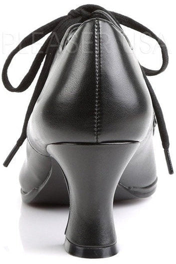 VICTORIAN-03 Mary Jane | Black Faux Leather-Funtasma-Mary Janes-SEXYSHOES.COM