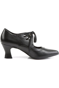 Funtasma VICTORIAN-03 Mary Jane in Black Faux Leather