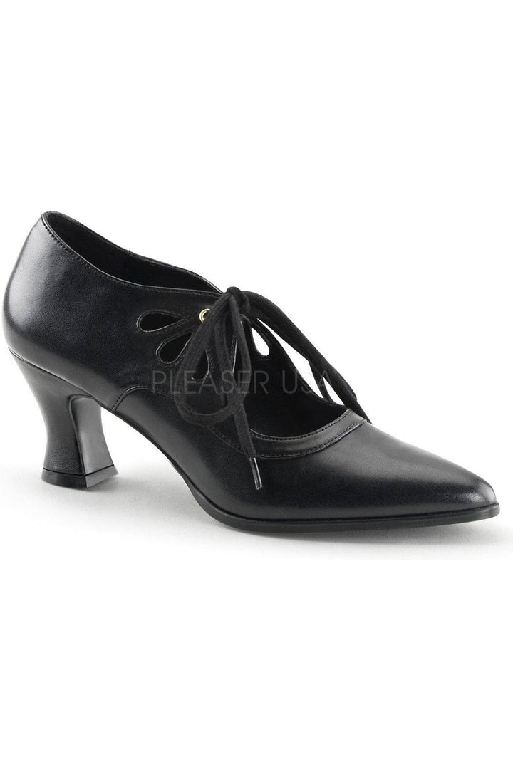 VICTORIAN-03 Mary Jane | Black Faux Leather-Funtasma-Black-Mary Janes-SEXYSHOES.COM