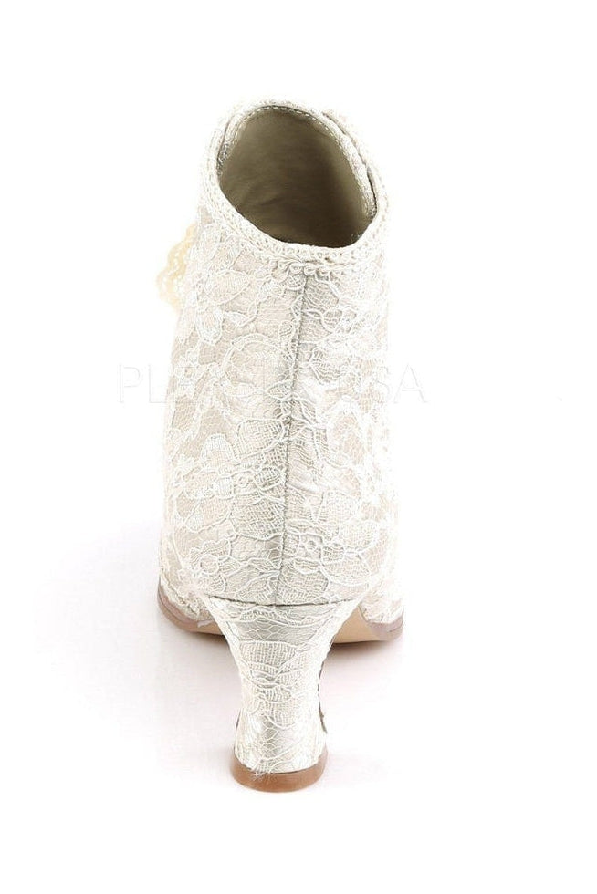 VICTORIAN-30 Ankle Boot | Champagne Genuine Satin-Fabulicious-Ankle Boots-SEXYSHOES.COM