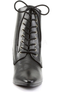 Funtasma VICTORIAN-35 Ankle Boot in Black Faux Leather