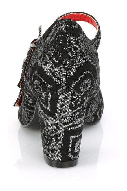 Demonia VIVIKA-38 Mary Jane in Black Faux Leather