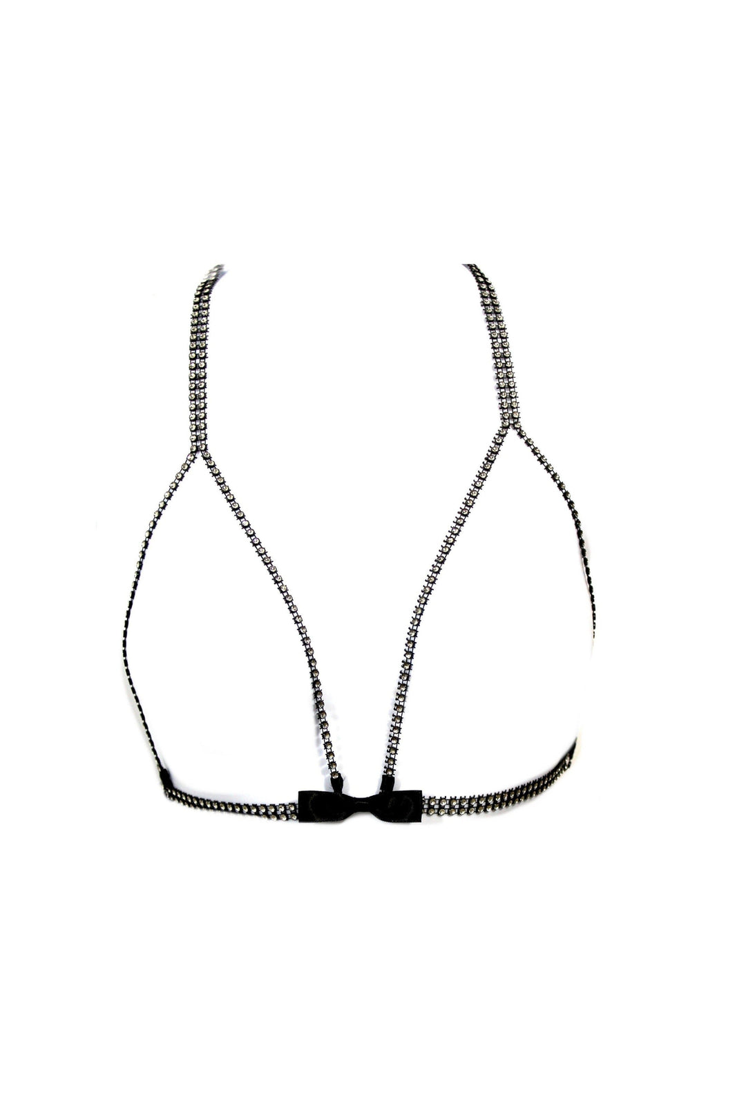 Vixen Bratye-Body Jewelry-Tyes By Tara-Clear-O/S-SEXYSHOES.COM