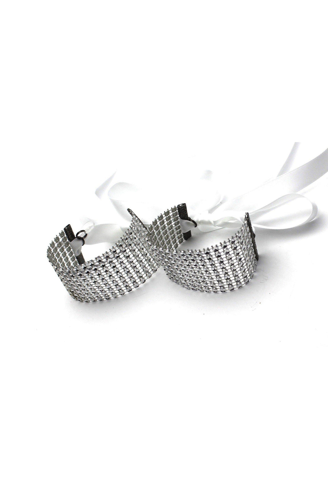 Vixen Tyecuffs | Tyes by Tara-Tyes By Tara-white-Body Jewelry-SEXYSHOES.COM