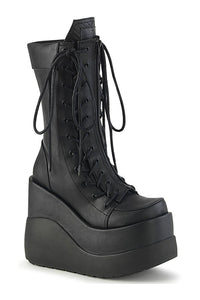 Demonia VOID-118 Knee Boot in Black Faux Leather from SexyShoes.com