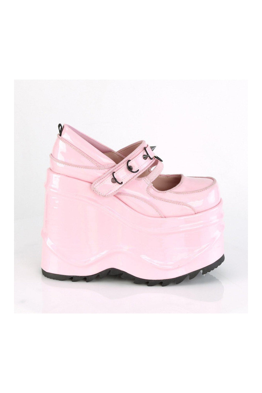 WAVE-48 Mary Jane | Hologram Patent-Mary Janes-Demonia-SEXYSHOES.COM