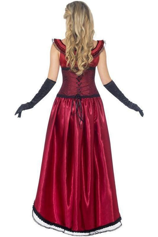Western Authentic Brothel Babe Costume | Burgundy-Fever-Western Costumes-SEXYSHOES.COM