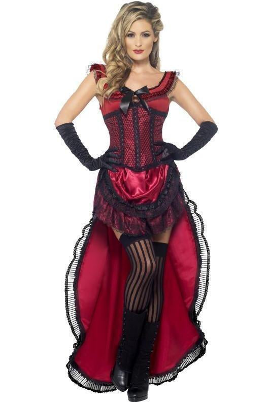 Western Authentic Brothel Babe Costume | Burgundy-Fever-Burgundy-Western Costumes-SEXYSHOES.COM